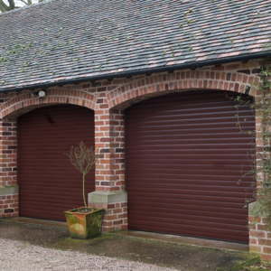 roller garage doors brown
